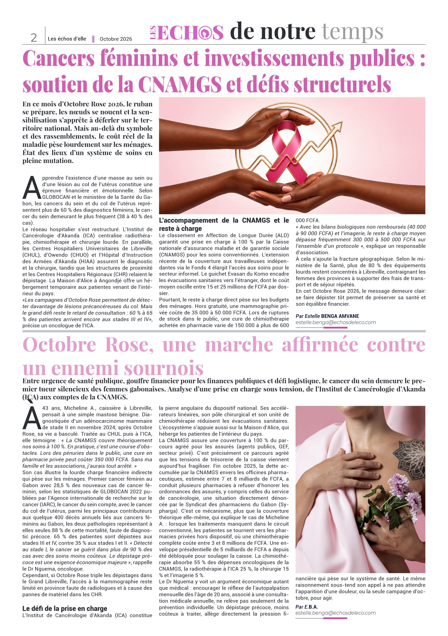 Les Échos d'Elle, page 2